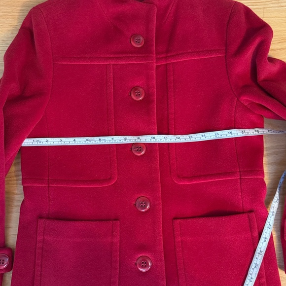 Luxury Italian Fabric Angora/Wool Blend Linda Richards Luxury Coat, size 6 - Picture 12 of 17